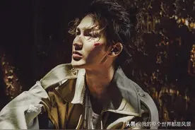 朱正廷战损妆写真曝光 酷飒有型展影视可塑性图片