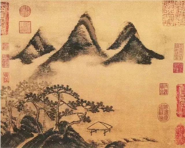米芾的《望海楼》情景交融,开篇极尽夸张,读来犹如一幅优美画卷