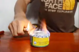 用废旧易拉罐DIY的迷你燃气灶，看着精致又有创意！