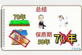 我们花光积蓄买的商品房，实际的产权期限，其实不足70年图片