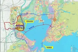 青岛政治中心在海边偏居一隅，新机场却搬迁深入远郊腹地图片