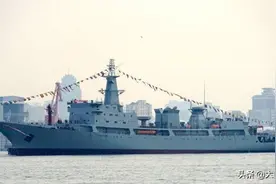 美国海军碰见掉头就走，“海上巨兽”815型电子侦察船有多猛？图片