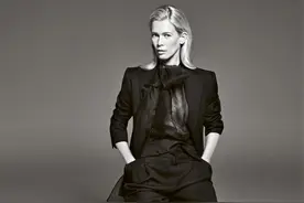 德国超模克劳迪娅·希弗，5月英国版《ELLE》杂志奢华摄影图片