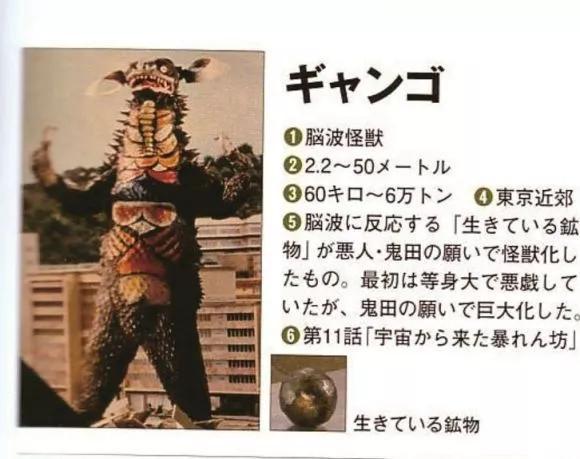 初代奥特曼怪兽图鉴