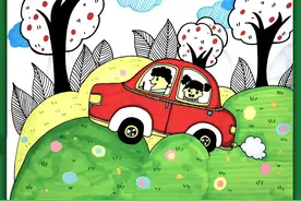 儿童画教程｜创意儿童画--暑假到了，一起去旅行吧图片