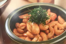 腰果，4种做法轻松学，挂霜、蜜汁、烘烤、做酱，好吃到停不下来图片
