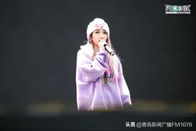 视频//乃万//2020#青岛凤凰音乐节#在青岛西海岸新区开唱图片