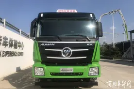 市场占有率超70% 欧曼法规版渣土车为北京天空再添一抹蓝图片