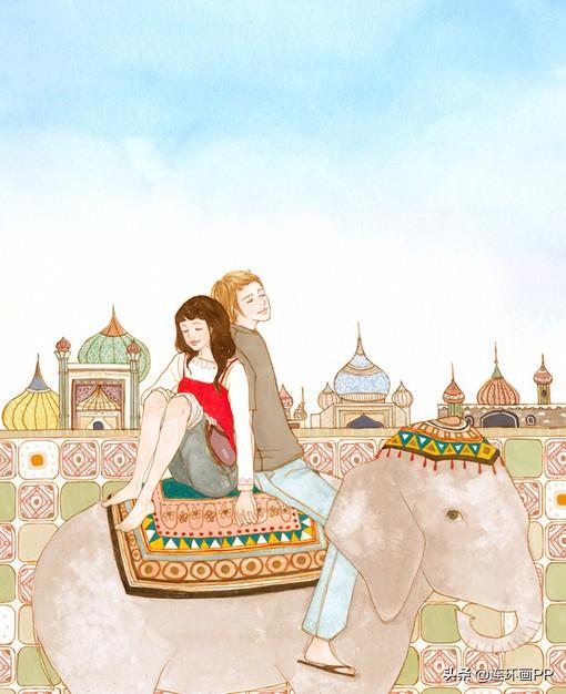 插画欣赏：我所向往的爱情…