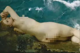 每日名画：《珍珠和海浪》，维纳斯从海浪中降生图片