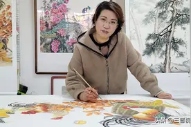民间女艺术家贾丽珍，无师自通绘出精彩人生图片