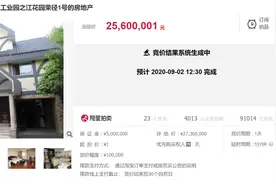 刚刚，“浙江黑老大”的独栋别墅2560万元成交！谁拍下的？图片