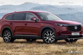 新车｜放大版缤智还是缩小版冠道？本田新一代CR-V效果图曝光图片