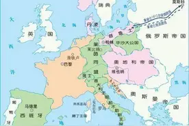 欧洲，美国，中国各时期版图对比。只有统一才可以成为一个强国图片