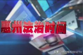惠州法治时间：小舅子肇事姐夫顶包，二人双双获刑图片