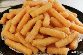 这才是江米条最好吃的做法，酥脆香甜，做法简单，孩子们超爱吃图片