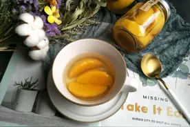 外面卖的桃罐头别买了，还是自己做的安全放心，放冰箱里能吃一年图片