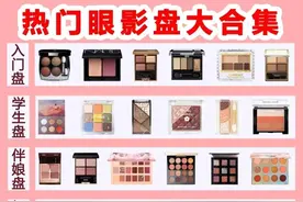 热门眼影盘合集图片