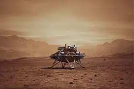 「天问问天」成功！“天问一号”着陆火星图片