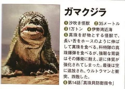 初代奥特曼怪兽图鉴