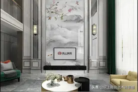 20款复式挑空背景墙方案。以后自家别墅背景墙这样设计，不易过时图片