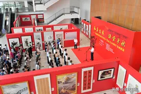 庆祝中国共产党成立100周年 川渝政协举行书画联展图片