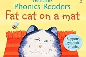 自然拼读绘本《Fat cat on a mat》通过拼读音素，学会单词发音图片