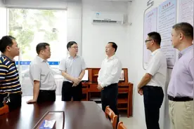 梁小东同志到水口镇调研司法惠民服务中心建设图片
