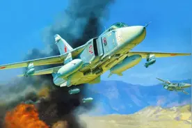 苏24前线轰炸机，超低空突防全天候作战，服役40年还能再战几百回图片