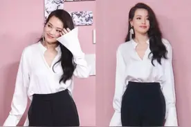 舒淇随便套个白衬衫，就把大肚子的张柏芝给比下去了图片