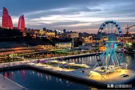 里海沿岸最大城市是阿塞拜疆首都巴库，因石油而有小迪拜之称图片