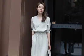 早秋上新，轻奢设计，衬衫连衣裙图片