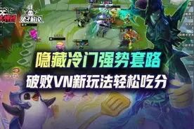 云顶之弈版本隐藏冷门强势套路，破败VN新玩法轻松吃分图片