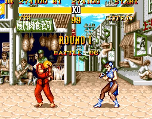 《街霸2》移植到MD和SFC平台后，效果和街机版区别太大