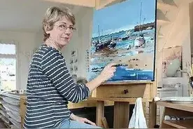 法国女画家丹妮尔风景水彩画和水粉画作品专辑图片