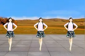 悠扬欢快广场舞《洁白的雪莲花》歌醉舞美，好听好看又好学！