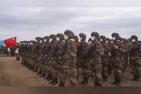 “和平使命-2021”联合反恐军事演习闭幕图片