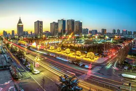 济宁新世纪广场夜景图片
