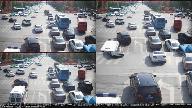 延安电警抓拍机动车不按规定车道行驶交通违法曝光（第202053期）