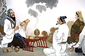 故事：三人讲段子，孔夫子来评理，谁胡子稀谁有道理图片