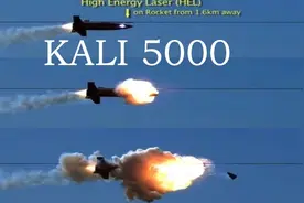 印度激光武器对250米外的目标，花了36秒才勉强烧了一个孔图片