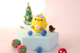 幼儿周末手工教程——小黄鸡图片