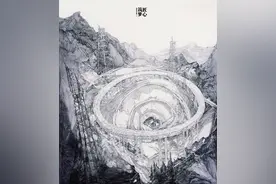 这件国画画出天眼工程，充满大国情怀，入展13届全国美展图片