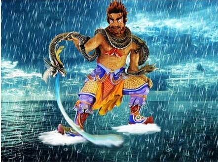 本义之外,(1)蓱还是传说中的雨神"蓱翳"的省称.