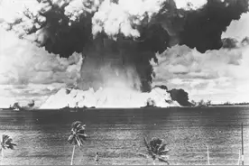 日本第三次核爆受难史，这次是因为美国的氢弹图片
