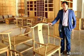 一把实木古典官帽椅北京售价两千，产地价不到六百，坏了还能包换图片