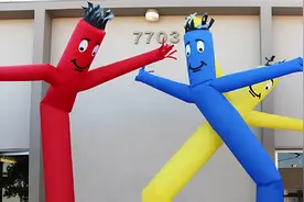 为什么商场门口的充气人偶总是舞得那么魔性图片