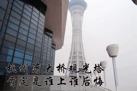 杭州湾跨海大桥宏伟壮观，观光塔最好不上，谁上谁后悔图片