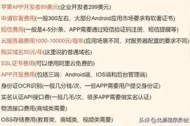 APP开发费用明细图片
