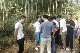 会昌县6名男女躲深山竹林聚赌，被警方突袭后满山逃窜图片